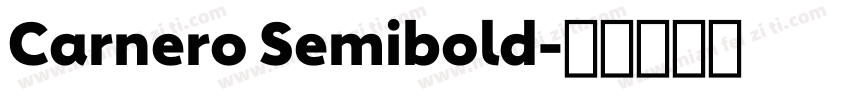 Carnero Semibold字体转换